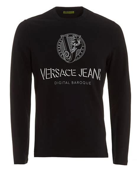 versace t-shirt men's cheap|versace long sleeve t shirts.